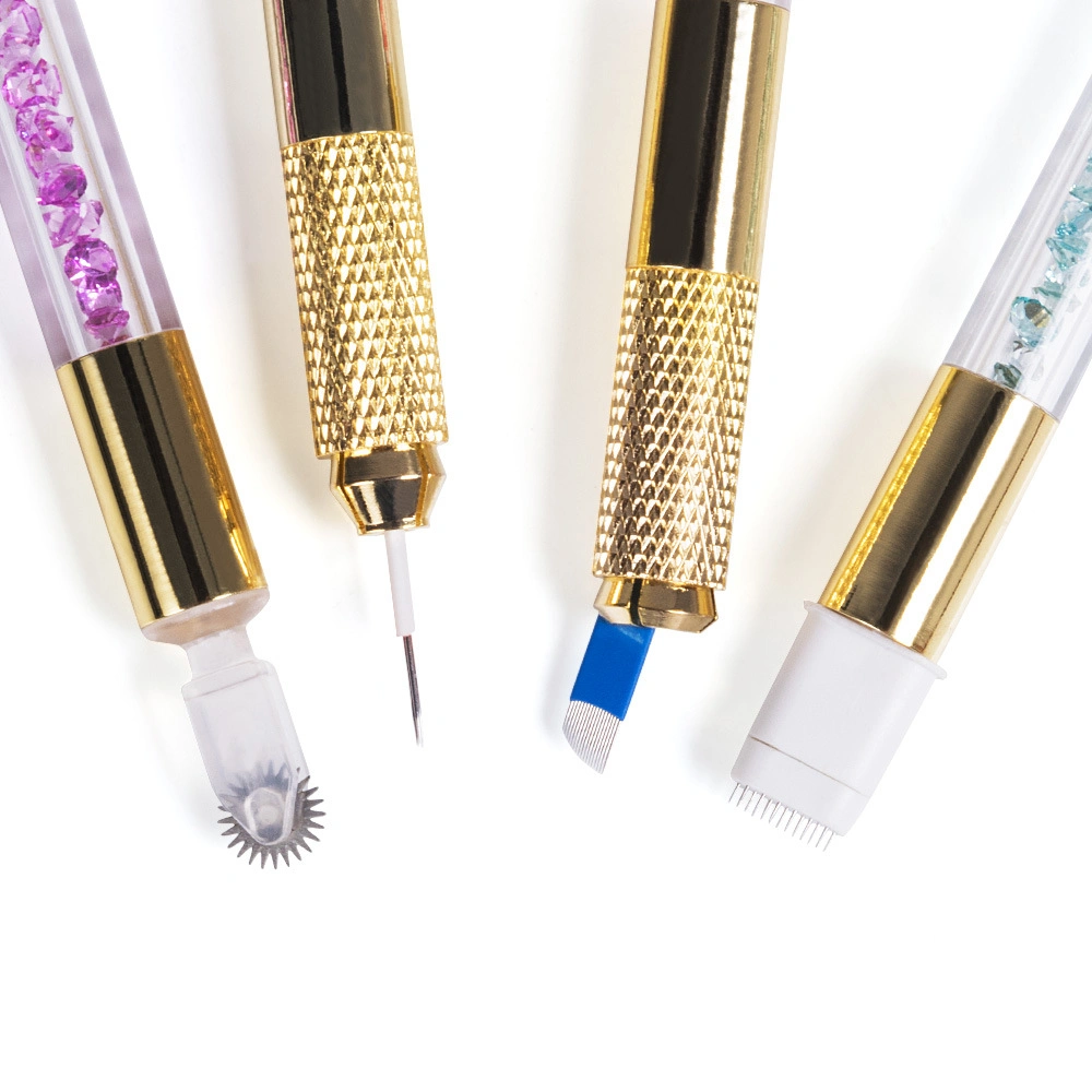 Permanent Make-Up Augenbraue Manuelle Pen Microblading Werkzeugmaschinen Nadeln Klinge Handgriff Auf Manuelle Mini-Werkzeuge