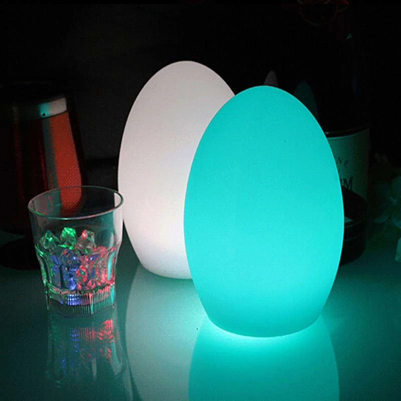 Porch Furniture Rechargeable LED Table Lamp Modern RGB LED Light Bedside Lamp