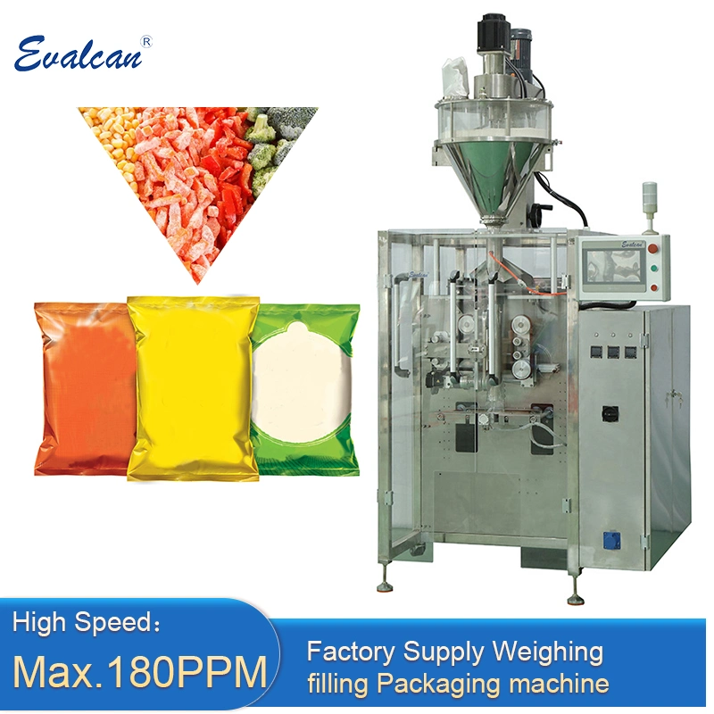 High Speed Automatic Food and Pillow Bag Filling Packaging Machine