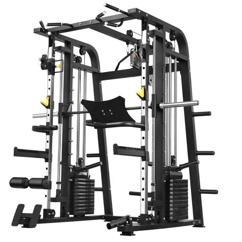 Home Gym Multifunction Maquina Bearings Smith Life Fitness Cable Machine Equipment Functional with Trainer Heavy Duty Power Cage