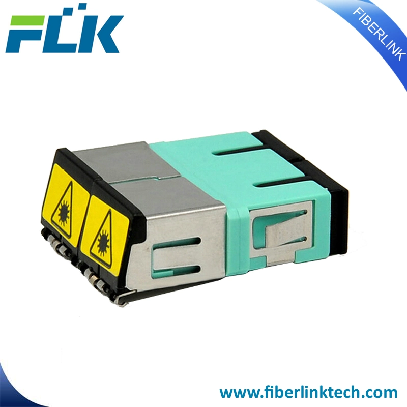 Optical SM MM SC/UPC SC/APC Connector Fiber Optic SC Adapter with Shutter