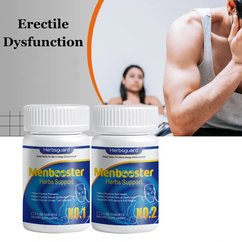 Factory Supplied OEM/ODM Herbal Dietary Supplement Support Men's Prostate Health Sexual Stamina Boost for Longer and Harder Eractions and Increased Libido