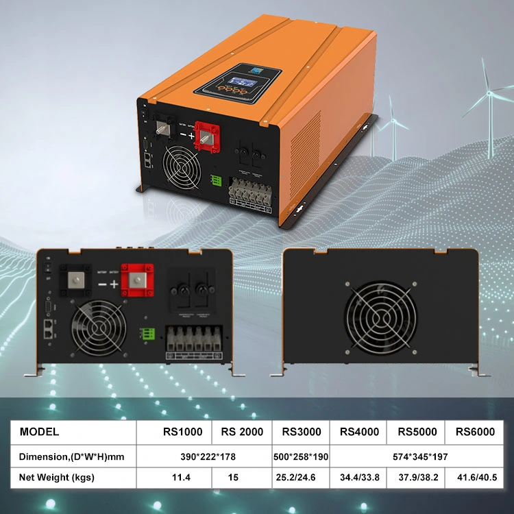 6000W DC to AC Toroidale Offgrid Pure Sine Wave Solar Inverter