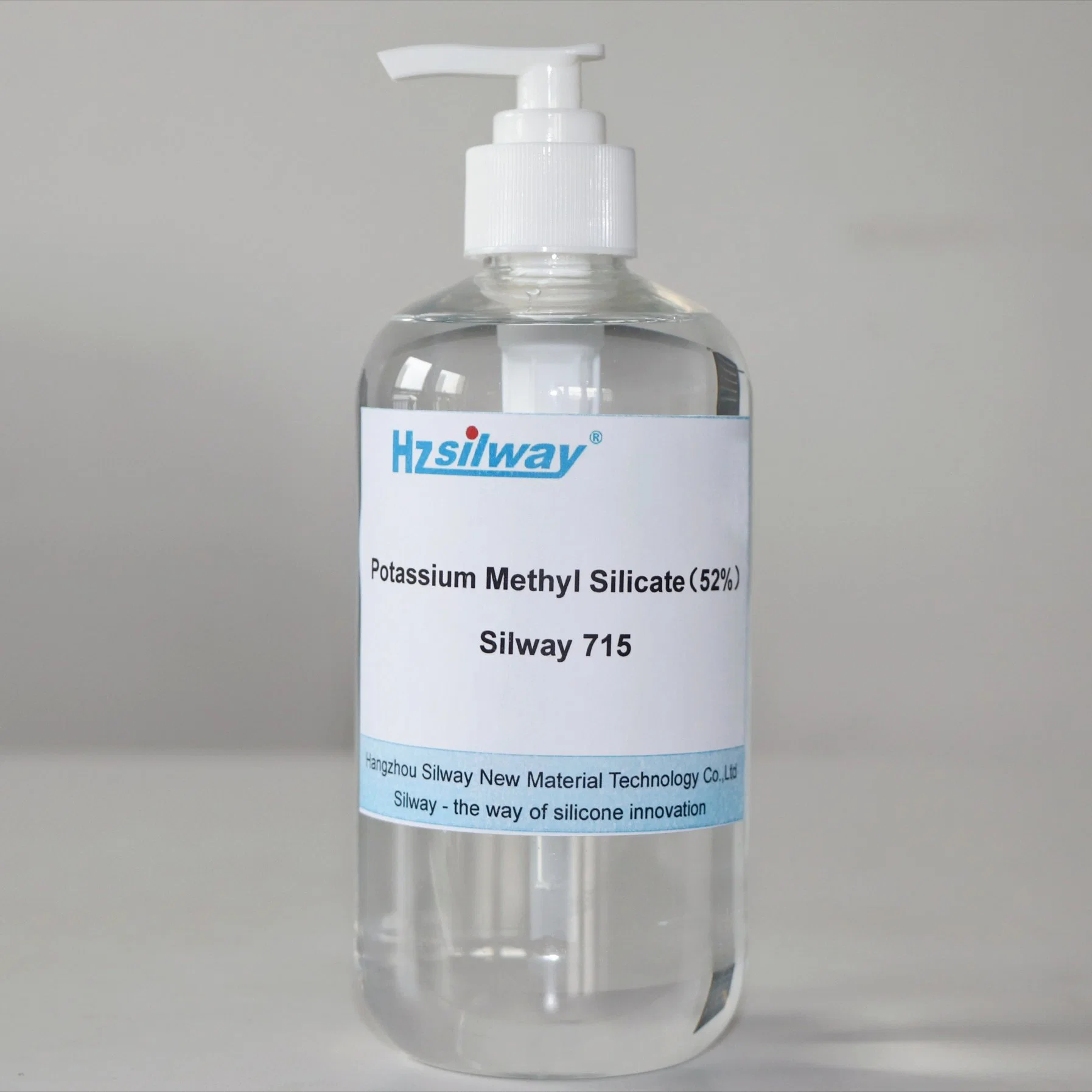 52% Potassium Methyl Siliconate Surface Treatment Reduce Water Absorption Silway 715 Building Waterproofing Agent Low Voc Organic Silicone Liquid