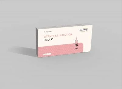 Injection de vitamine K1 10mg/1 ml de médicaments finis avec GMP