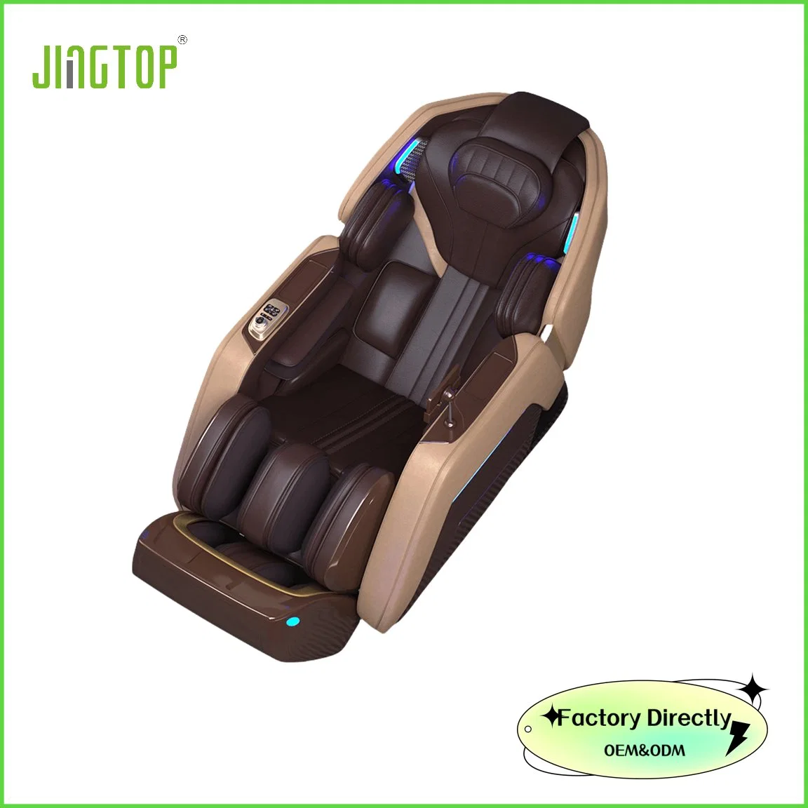 Jingtop Exclusive Agent 3D 4D Customized Full Body Air Pressure Foot SPA Chair Massaging Equipment