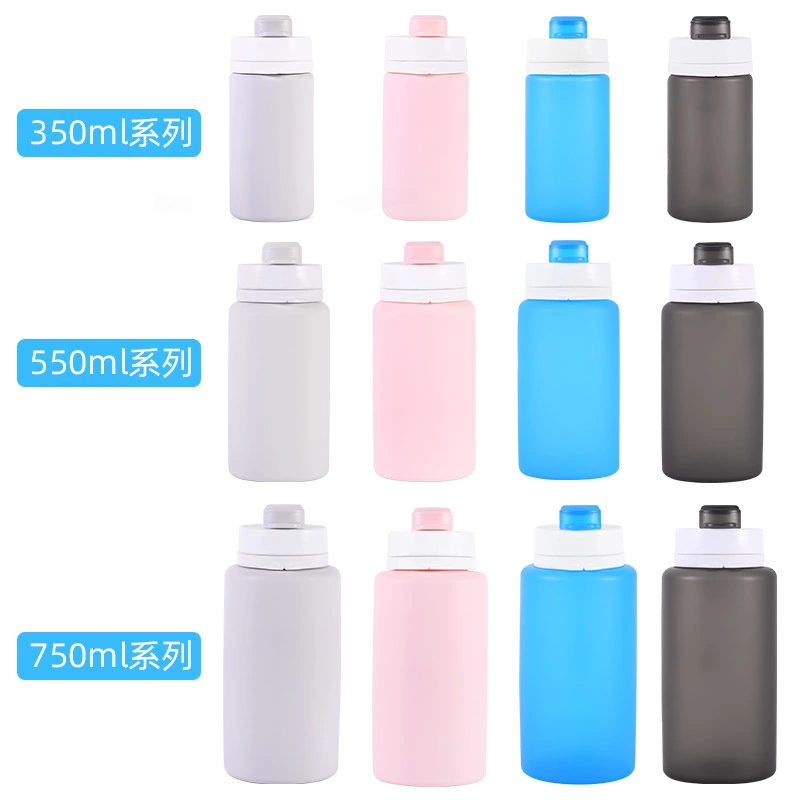 Outdoor High-End Silicone Cup Portable Folding Water Bottlecycling Sports Water Bag Gift Folding Cup
