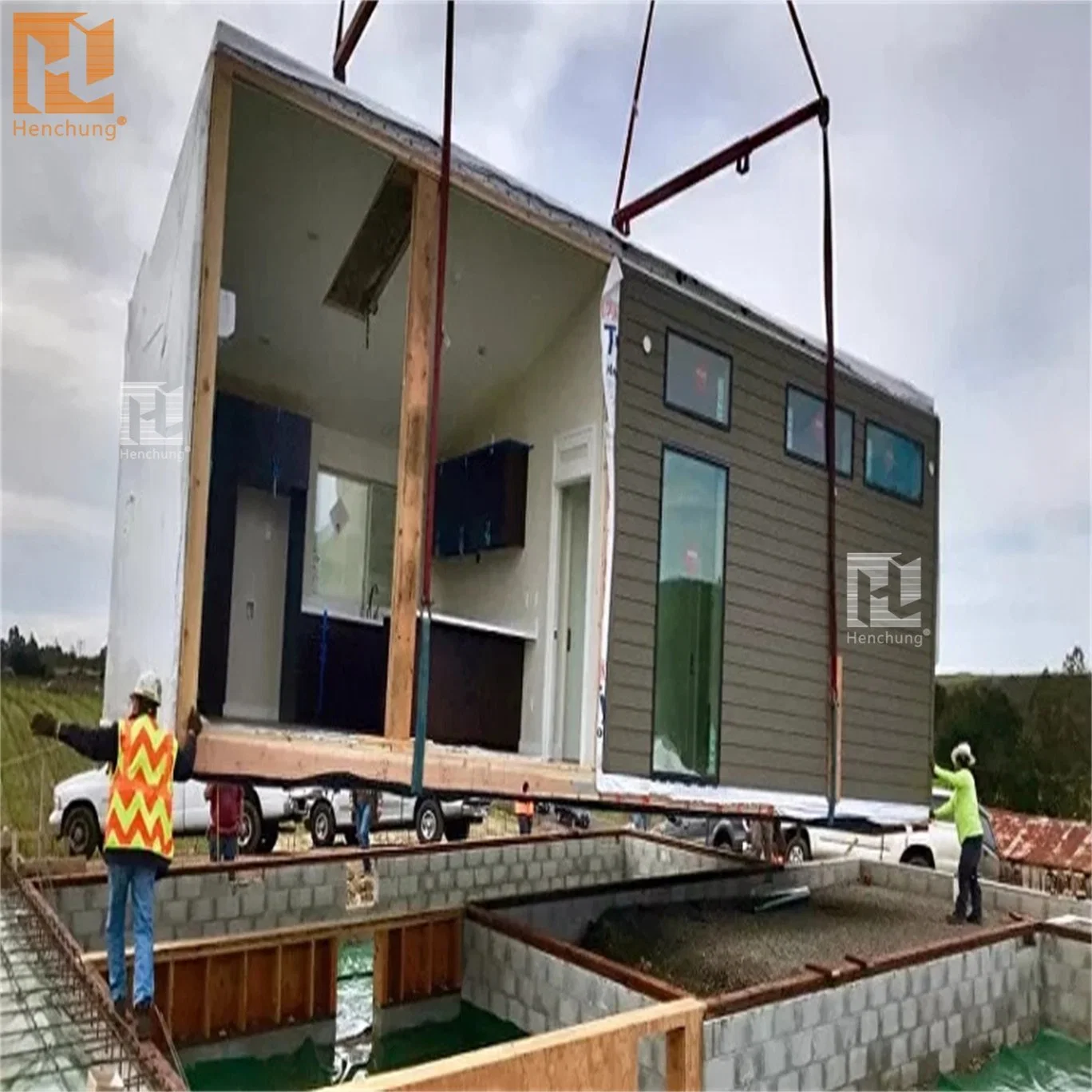 Detachable Modular Prefabricated Standard Storage Flat Pack Container Home Prefab Wooden House