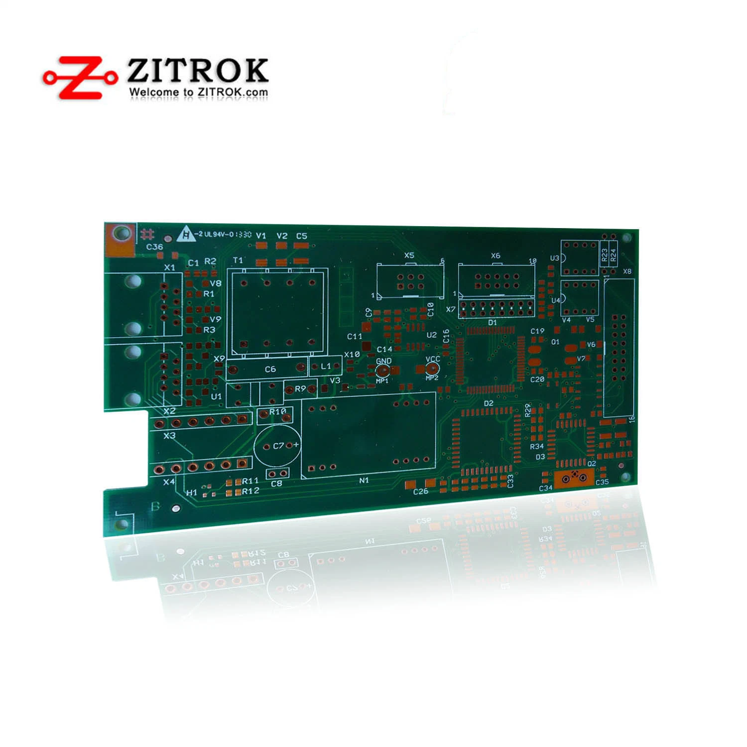 Placa de circuito impresso de viragem rápida PCBA Multicamadas HDI PCB de controlo industrial Fabrico da placa de montagem