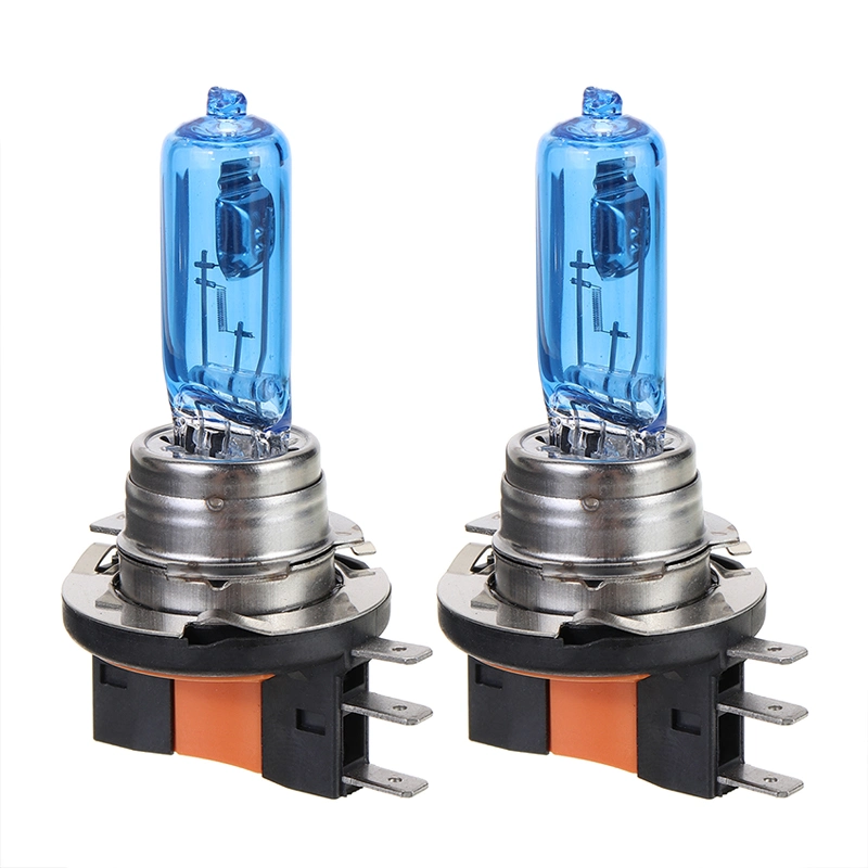 H15 15/55W 5500K Xenon Super White Car Headlight Bulb Hi/Lo Beam Halogen Lamp