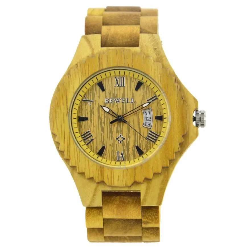 Custom Logo auf Holz Armbanduhr
