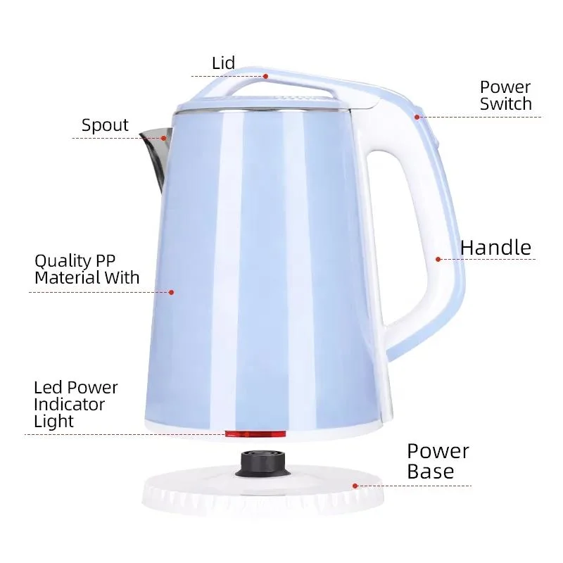 Usm-1840 1.8electric Kettles 1500W Water Stainless Steel Portable Temperature Control Electronic Coffee Tea Maker