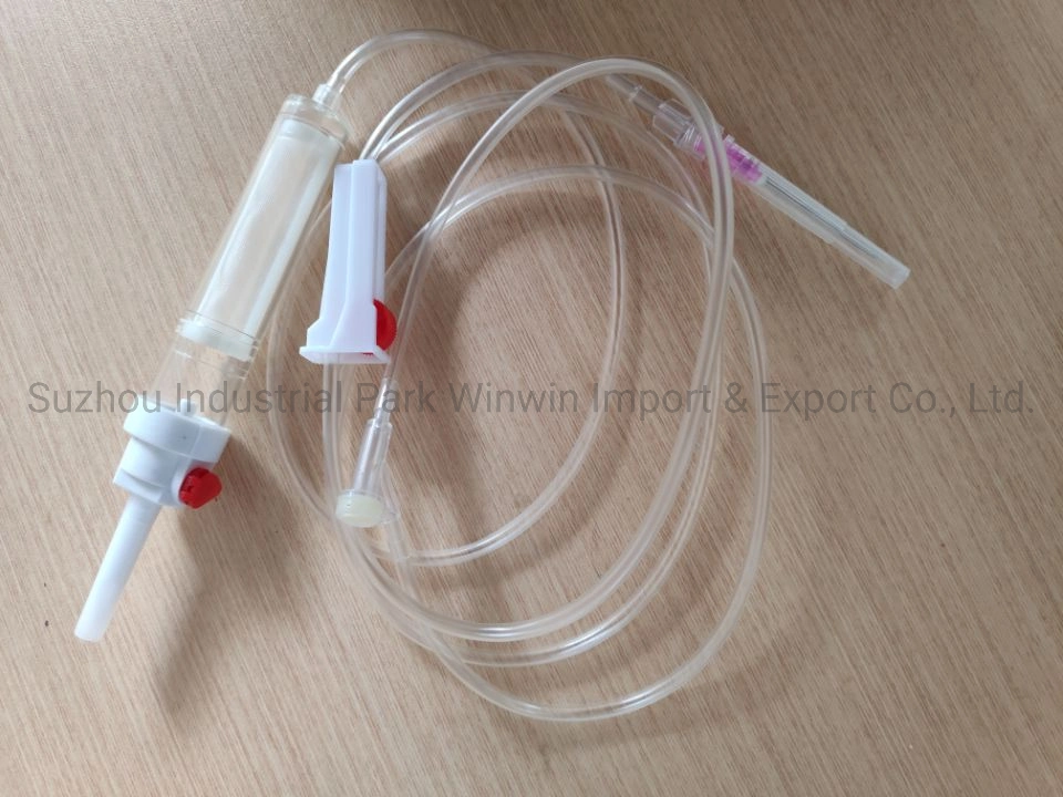 Medical Disposable Blood Giving Sets Blood Transfusion Set ISO13485