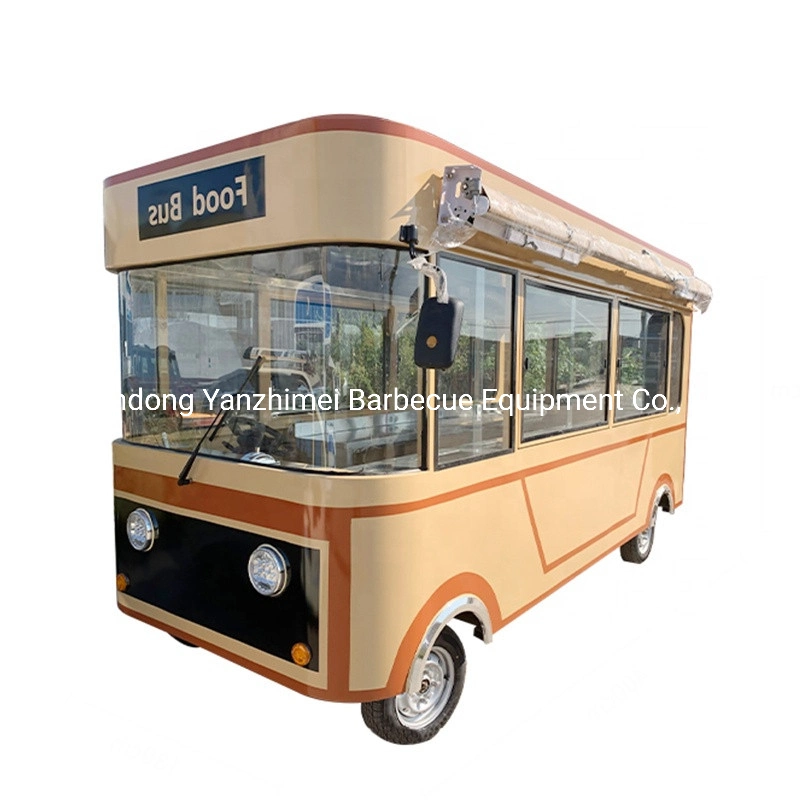 Europe Standard Grill Food Truck Pizza Mobile Food Cart with Pizza Oven