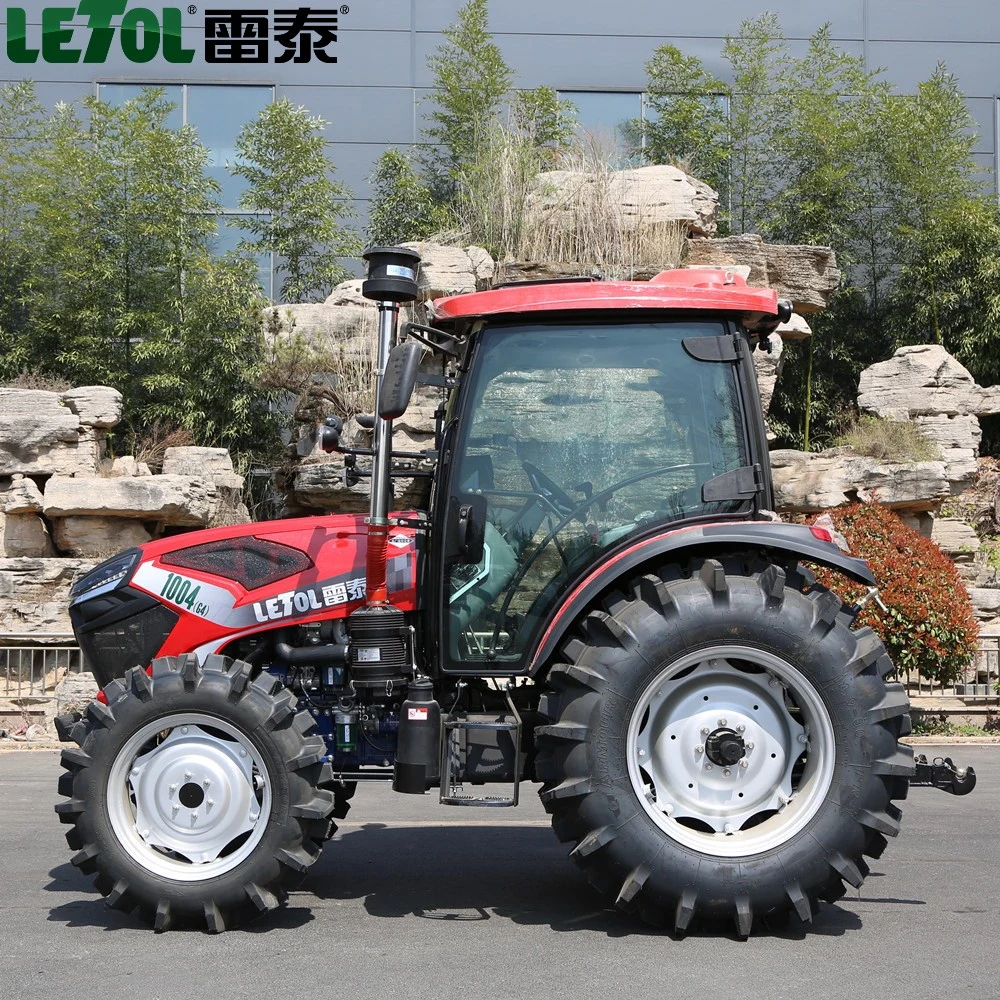 حجم متوسط ​​محرك Yto Kubata Tractor نفس جودة الجرارات ذات الدفع الرباعي مع كابينة وتكييف هواء 2 مرحلة - 5 مراحل ديزل جافة وجرار زراعي للأراضي الجافة والأرز.