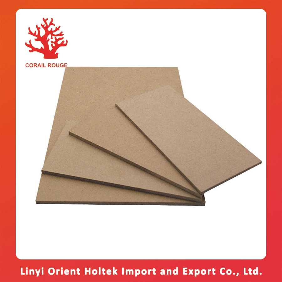 Competitive Price Raw MDF Wood Prices / Plain MDF Board for Furniture