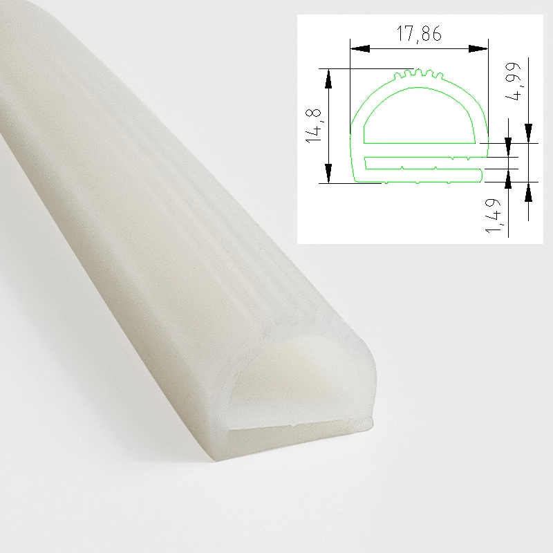 Soundproof Heatproof Self Adhesive Silicone Gap Anti Insect Flexible Foamed Sealing Strip