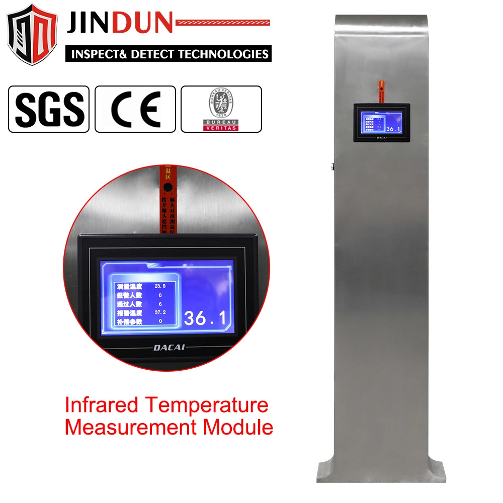 Termómetro por infrarrojos no toque la puerta de detectar la temperatura corporal