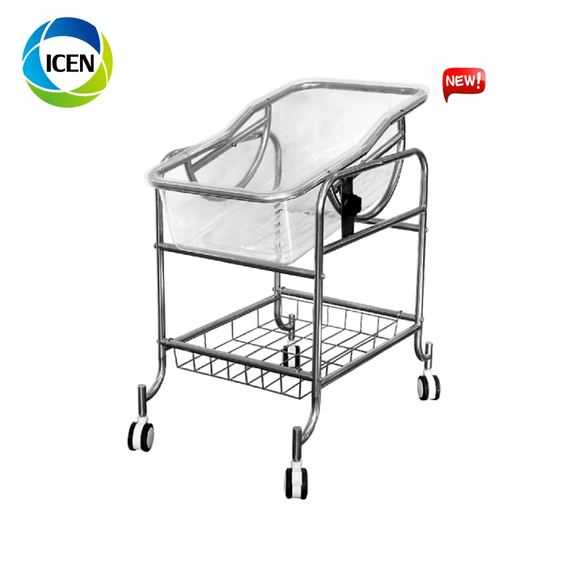 in-6063 Medical Baby Cot Infant Care Bed Nursery Baby Cot for Hospital Baby