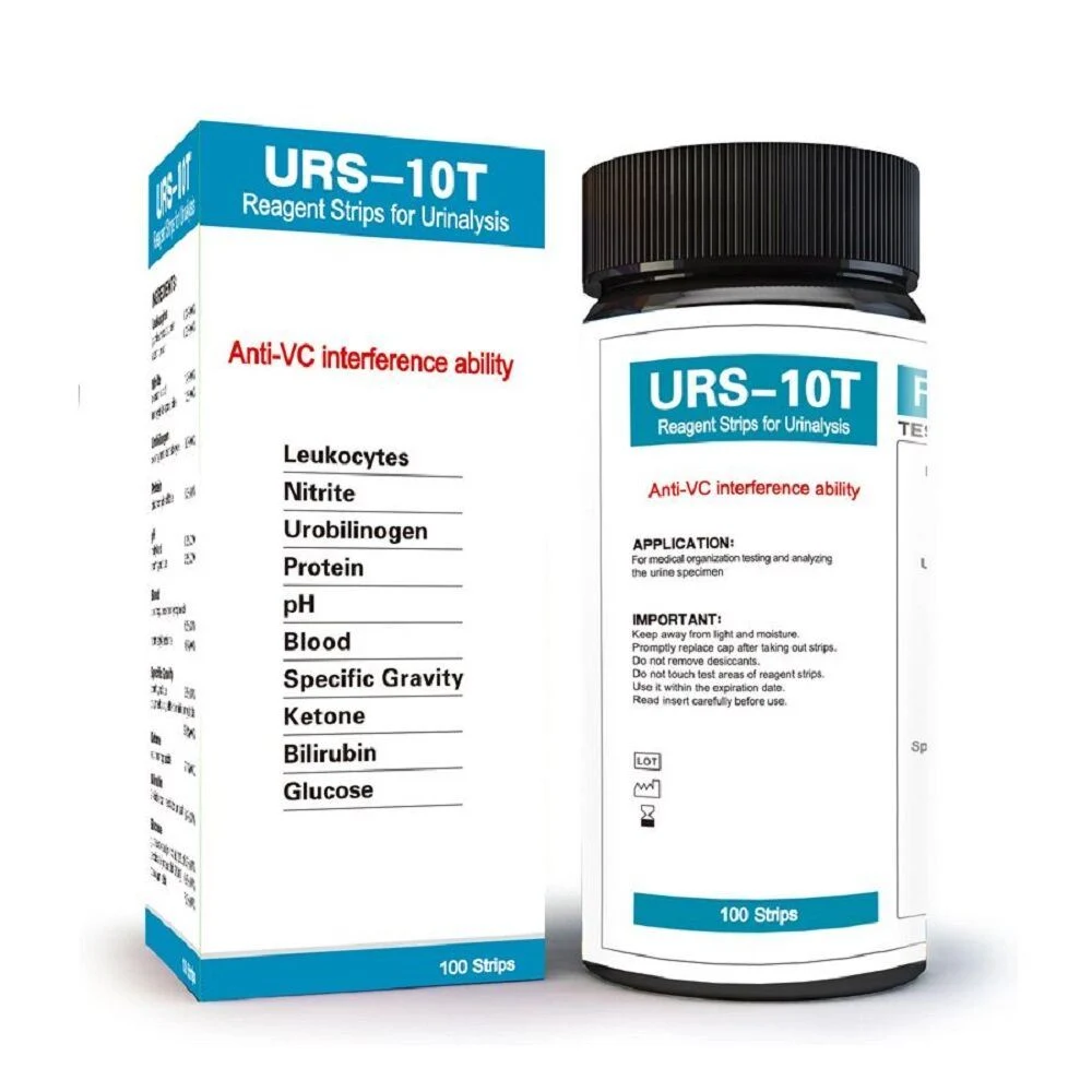 Rapid Response Urine Test Strips 2-14 Parameters (URO, BLD, KET, GLU, PRO, pH, BIL, NIT, SG, LEU, VC, CA, MALB, CR)