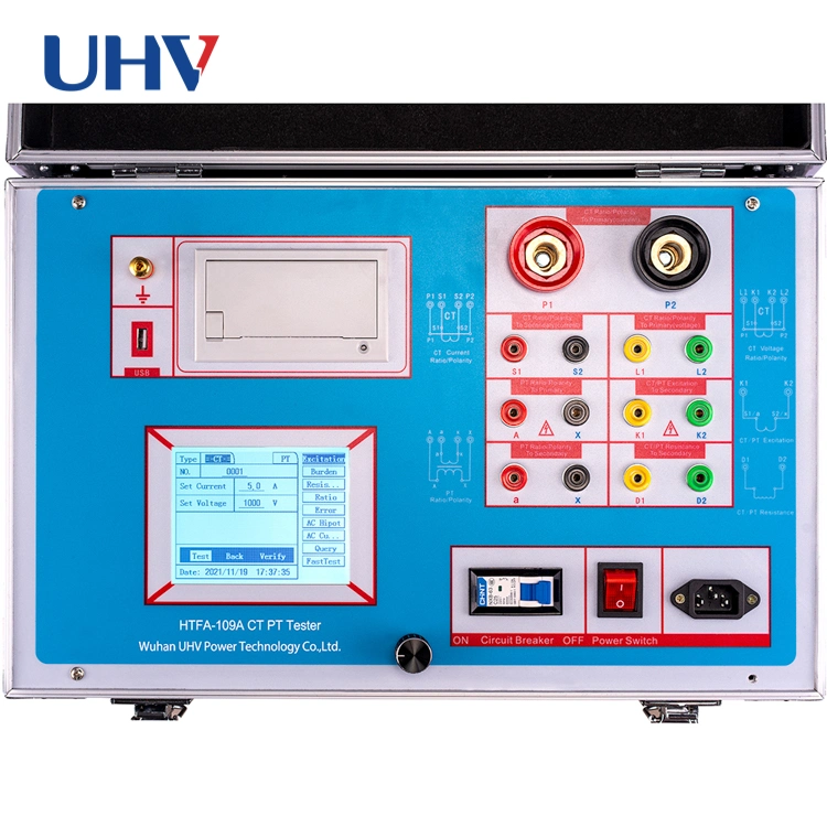 Htfa 109un transformador de corriente multifunción y transformador de tensión de las pruebas CT PT Tester