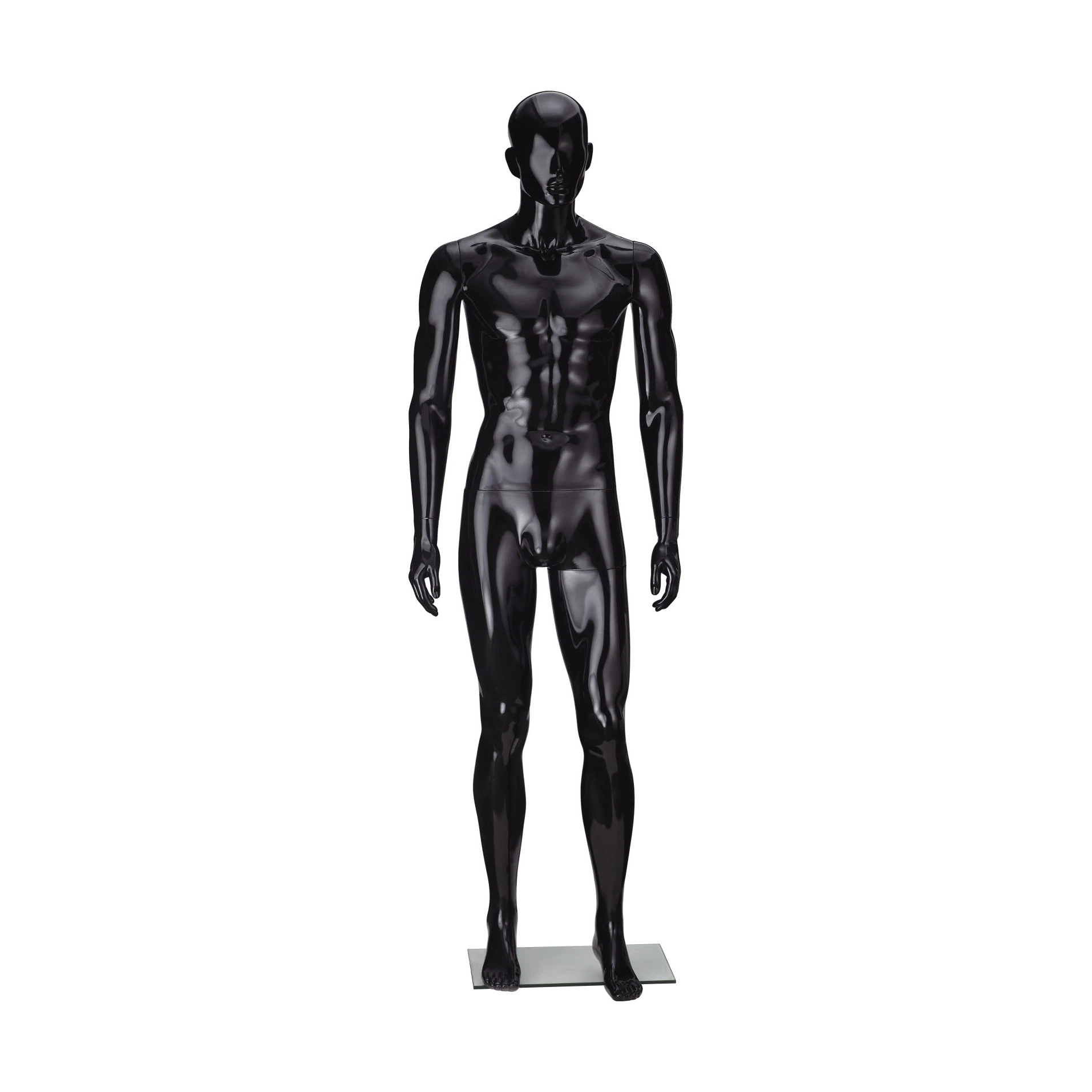 High Grade Clothes Store Shinning Black Male Mannequin for Dress