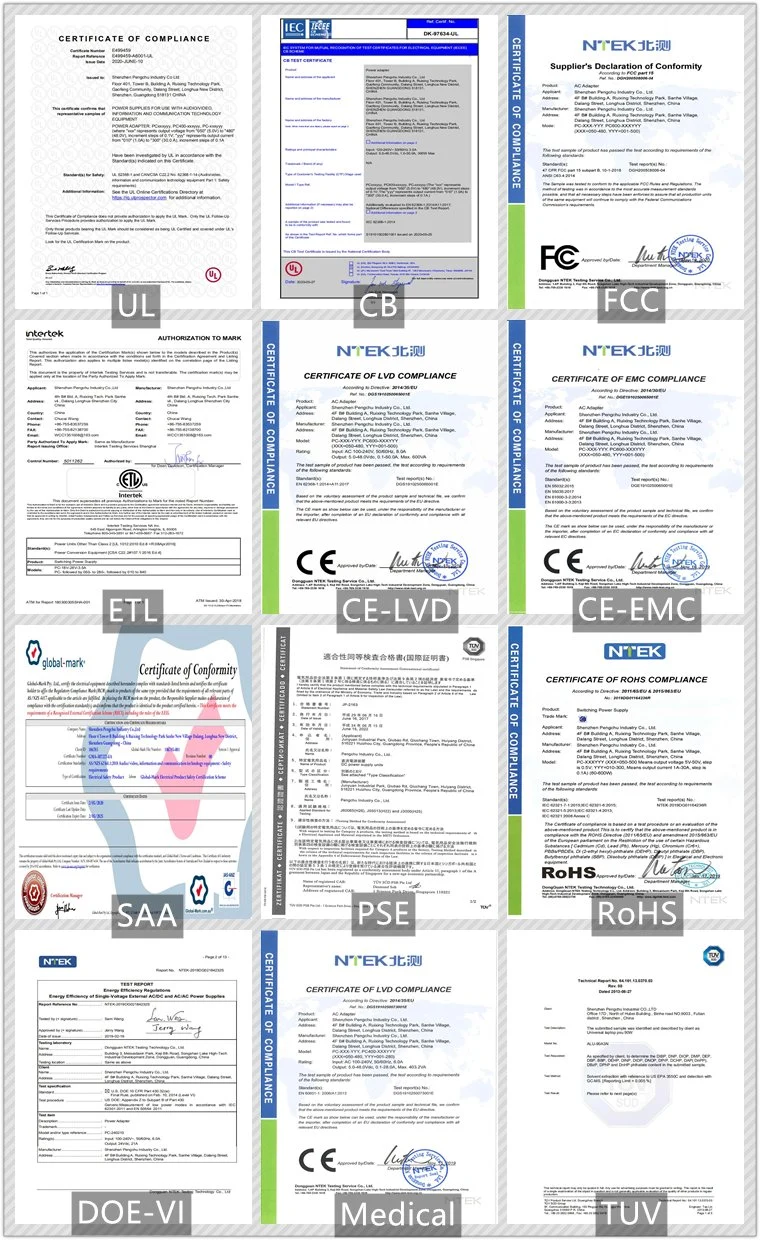 GRUNDLEGENDE ANPASSUNG 5V 6V 9V 12V 15V 19V 24V 36V 1A 2A 3A 4A 5A 6A 8A 10A 24W 60W AC/DC-Ladegerät/Schaltnetzteil/Netzteil für Laptop/Medizin/LED/CCTV