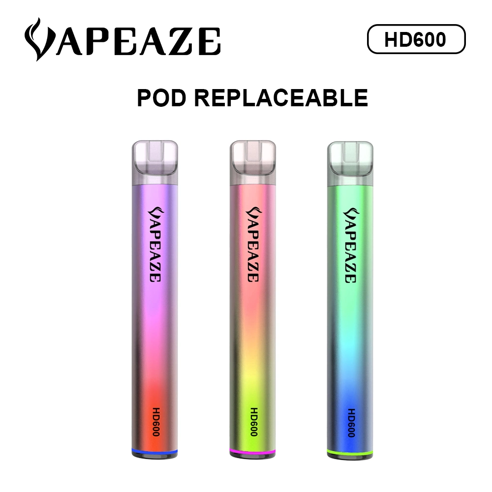 Cápsula vaporizadora personalizada de alta calidad Mesh Coil 2ml compatible con Batería de barra EF conforme a TPD 600 Podós VAPE reemplazable con Puff