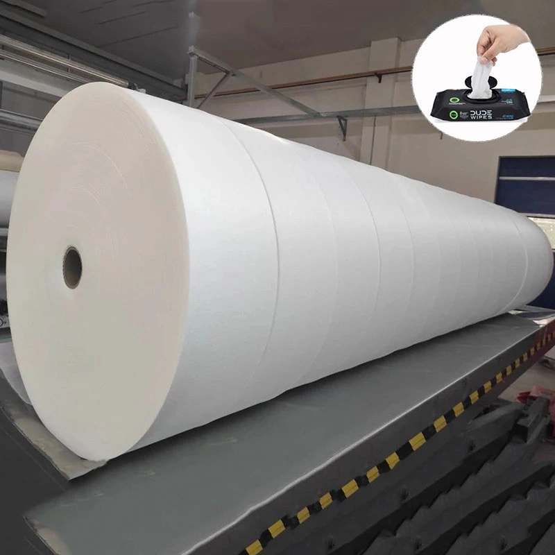 Spunlace Nonwoven Fabric Spunlace Raw Material Jumbo Roll for Cleaning Wipes
