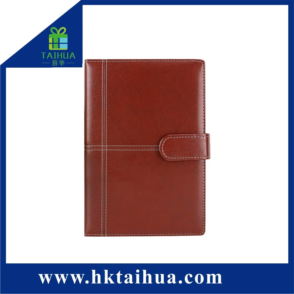 Classic Diary Notebook Custom Logo PU Leather Hardcover with Magnetic Button