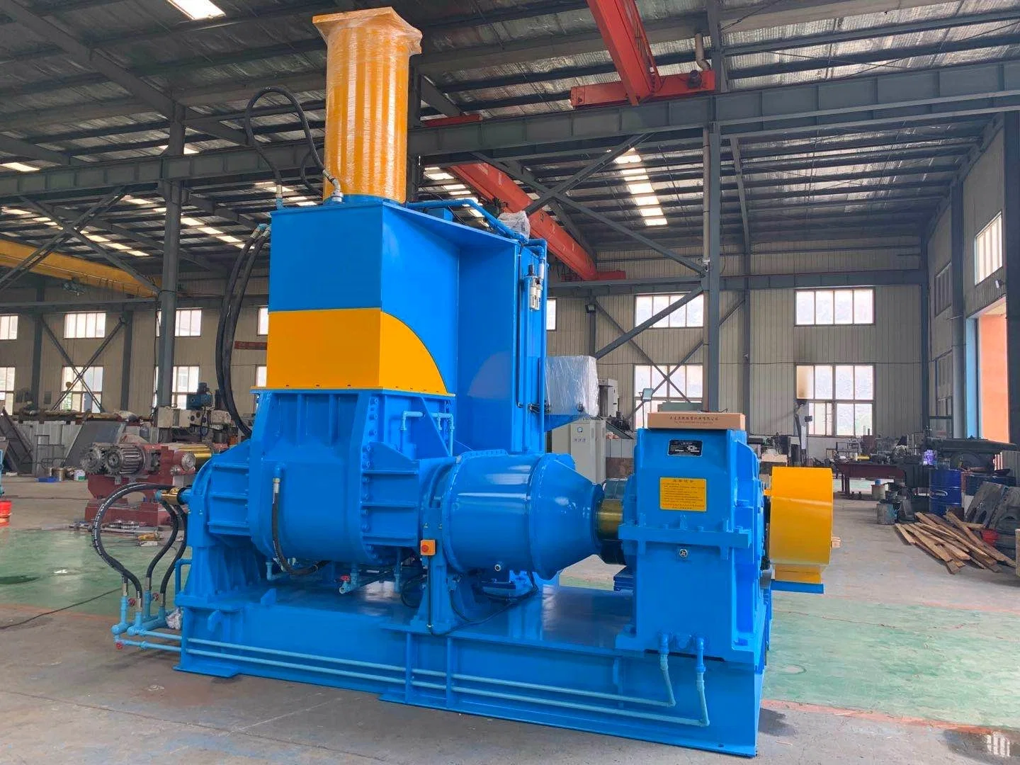 Automatic Rubber Dispersion Kneader Mixer Internal Mixing Banbury Machine EVA Kneader Machine with CE Certificate 35L 55L 75L 110L