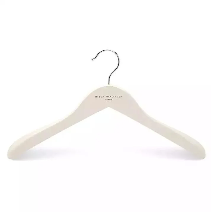 Natural Display Wooden Top/Bottom Clothes Hangers with Non-Slip Shoulder for Suit/Shirt/Coat