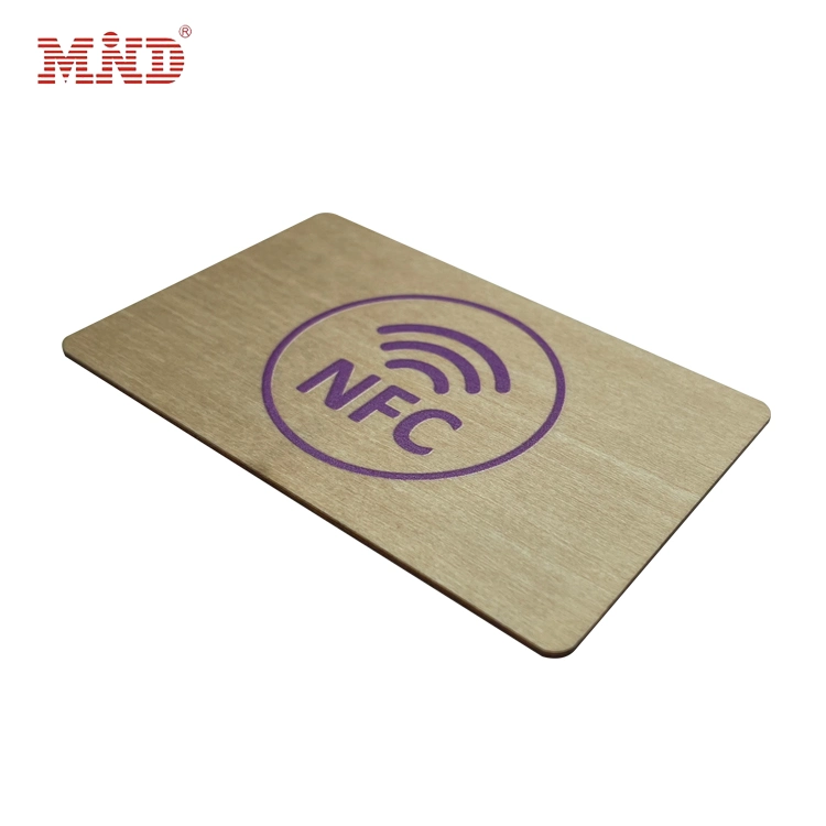 Eco-Friendly RFID Wooden Card MIFARE DESFire EV2 8K for Hotel