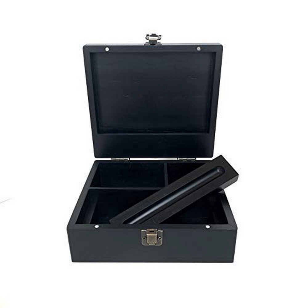 Black Paint Stash Box Smell Proof Stash Box Wholesale/Supplier Hash Stash Box