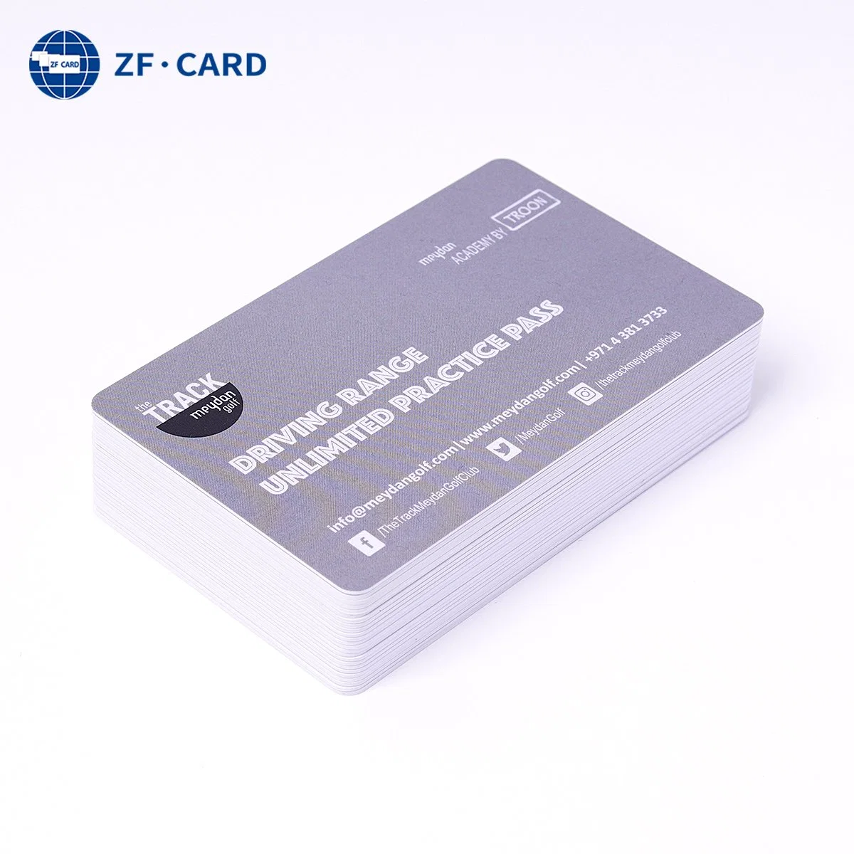 Inkjet Number Card 13.56MHz MIFARE Plus (R) Se 1K (4B) Hot-Stamping IC Card