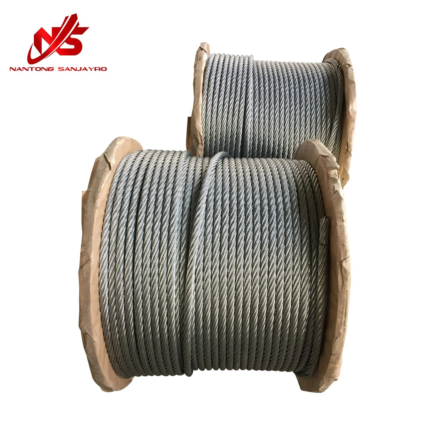 Galvanized Steel Wire Rope Cable 6X19 Reel Packing