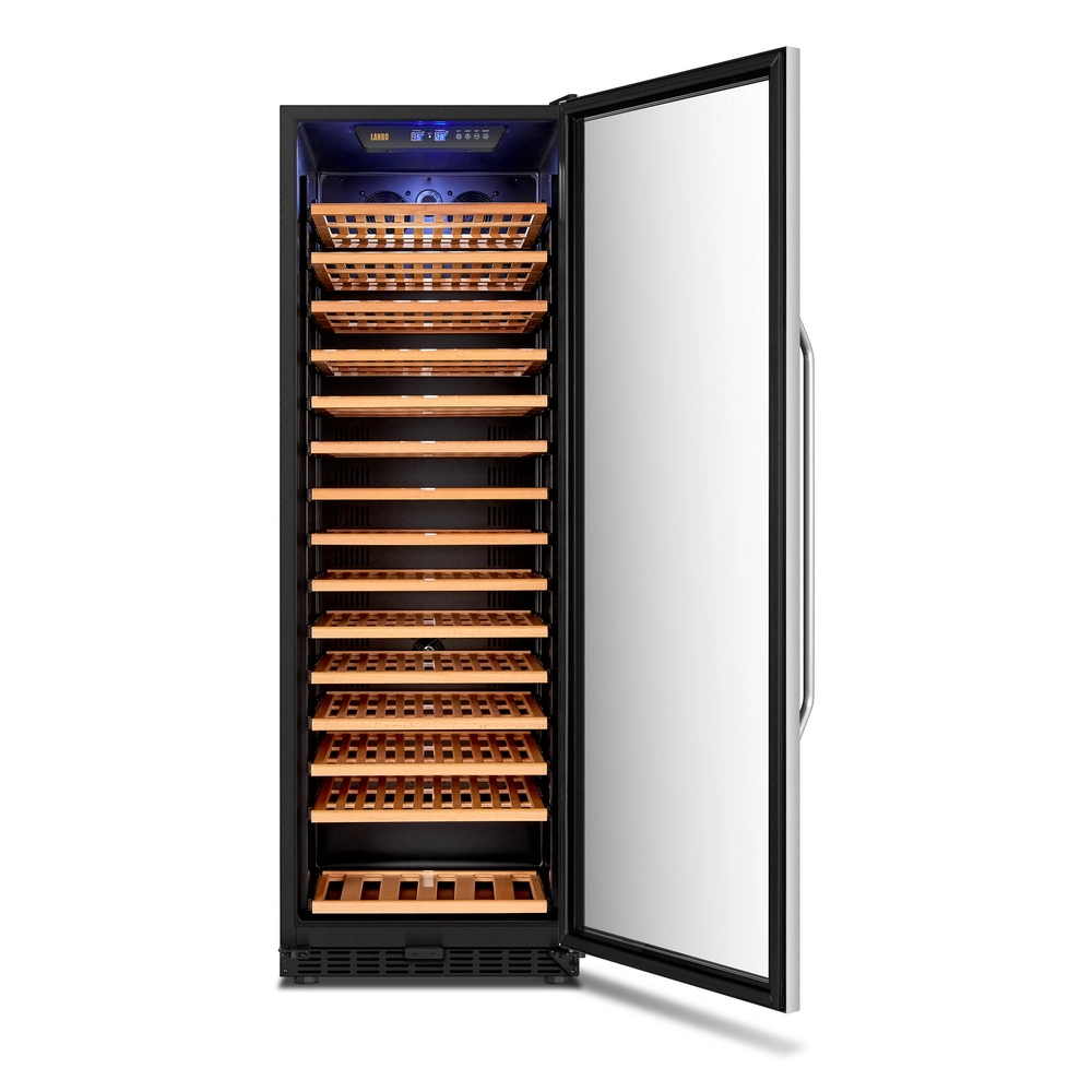 Сенсорные кнопки управления 450L Singel зоны температуры охладителя вино/холодильник для вина/Вино холодильник