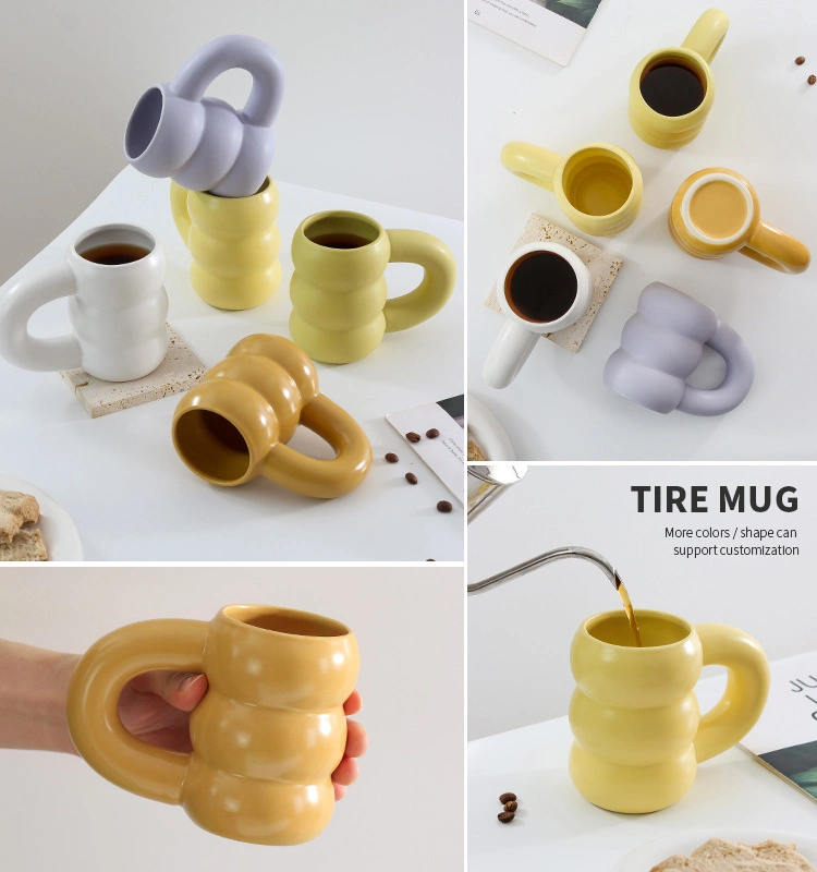 Großhandel Custom Nordic Tassen mit benutzerdefinierten Muster Tee Kaffee Tasse