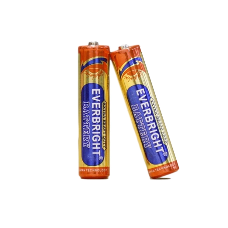 Longer Discharging Time Carbon Zinc R03p AAA Size Battery for Remote Controllers