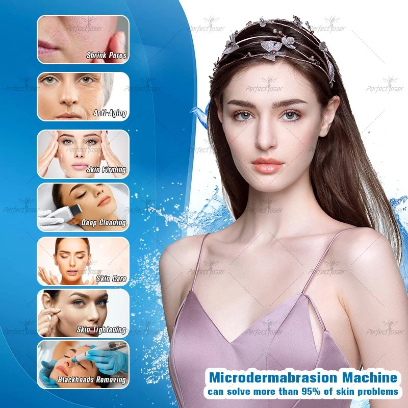 Perfectlaser melhor dermabrasion oxigênio Hydra Hydro Therapy Jet Aqua Tratamento facial cuidados da pele Limpeza diamante peeling facial dermabrasion Máquina