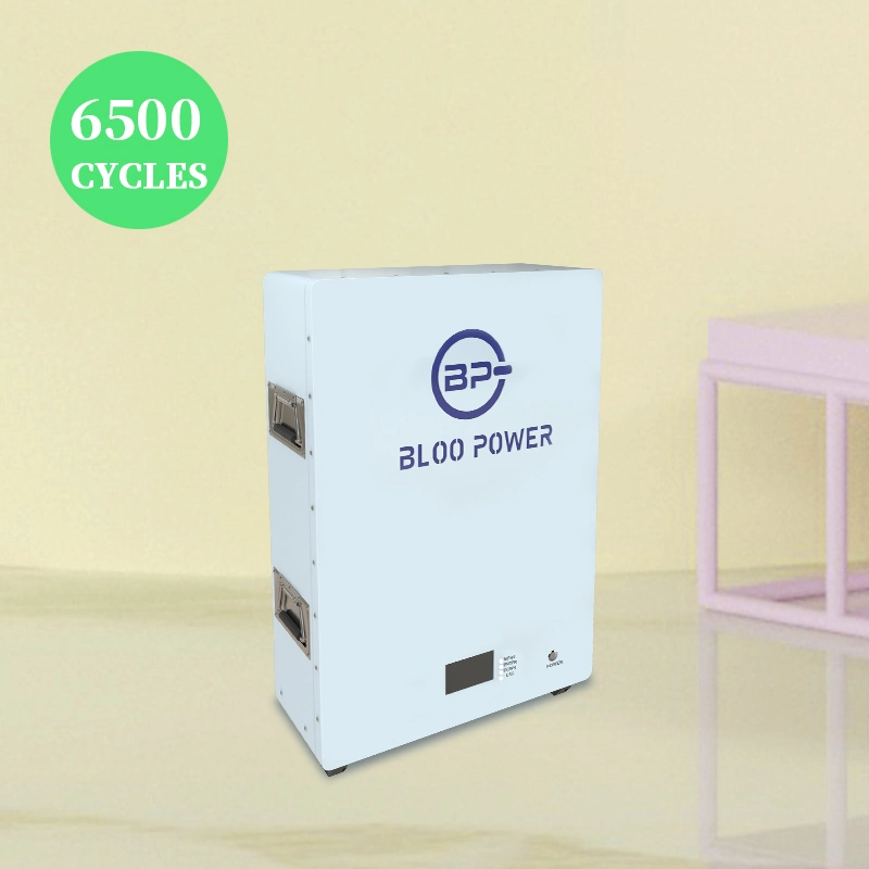 Bloo Power 400Ah 500Ah LiFePO4 Cargador Solar de litio de 15kwh pack de batería Powerwall Banco copia de seguridad