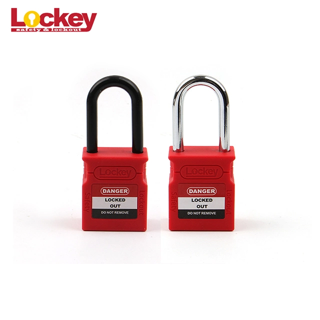 Lockey Loto 38mm Steel Shackle Safety Padlock with Colorful Bodies