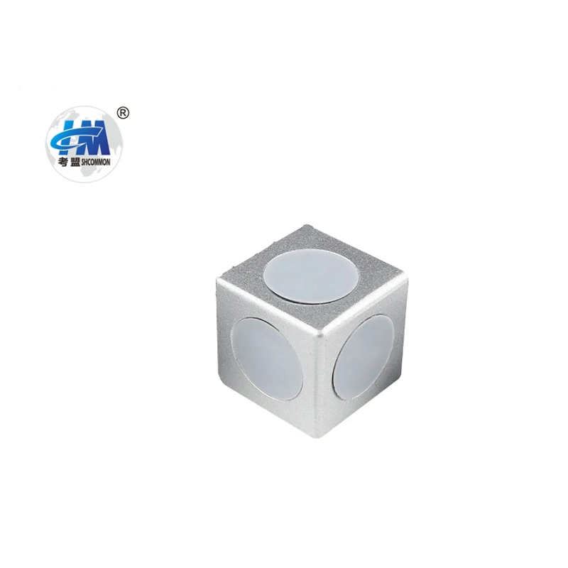 Aluminum Profile Accessories Three-Way Right-Angle Connection Block Right-Angle Connection