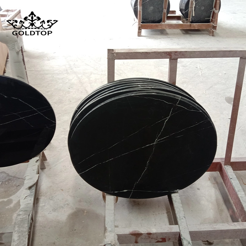 China Marmore Negro Nero Marquina Marmol Escaleras de mármol para Piso/baldosas/Escalera/pared/contraplbula/tocador/Cocina/Baño/Lavamanos