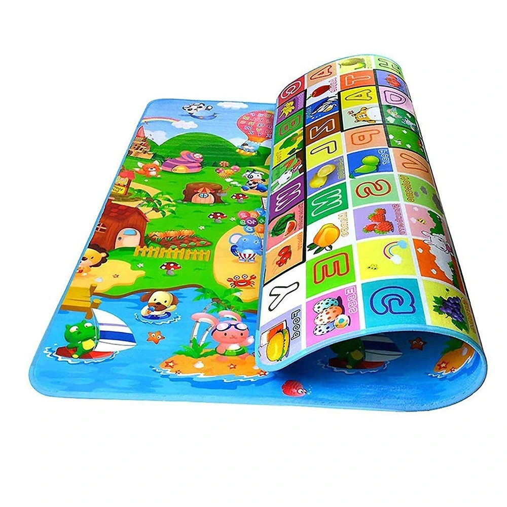 Kids Rug Carpet Playmat Extra Large Children's Educational, Road Traffic System Multi Color Activity