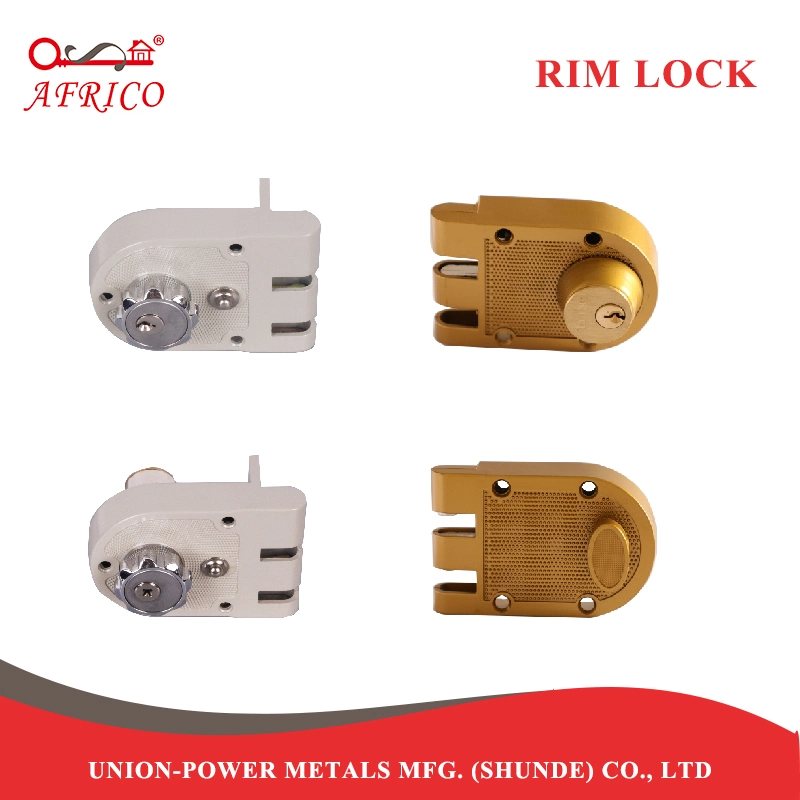 Night Latch Lock Deadbolt Lock Daf Rim Lock with Brass Cylinder for Door