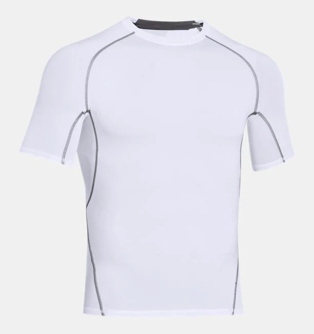 Spandex Lycra Gym Compression Tshirt Fitted Cheap Wholesale/Supplier Mens Plain White Shirt