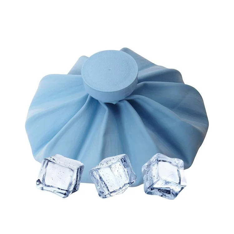 La thérapie chaude et froide en latex de la glace floqué sac réutilisable à usage général rechargeables sac de glace Pack