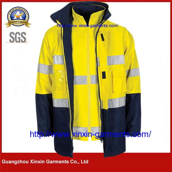 Wearproof Twill Cotton Unisex Workwear Safety Uniforms with Custom Logo (W506)