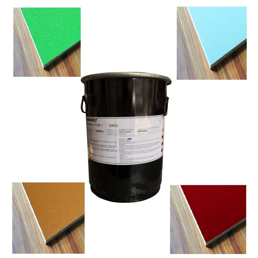 El uso de PVC plastificado adhesivo adhesivo termofusible PUR Uch6168